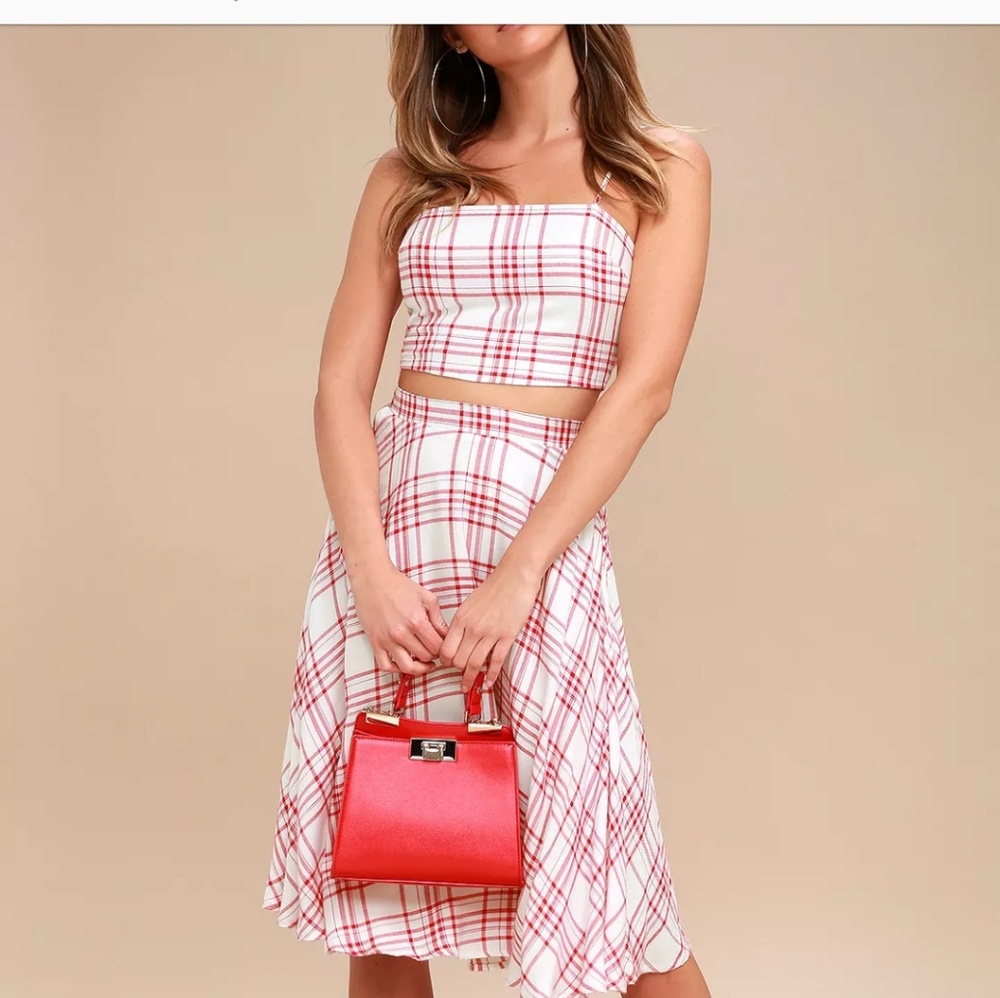 Two pieces midi dress